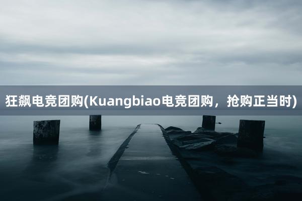 狂飙电竞团购(Kuangbiao电竞团购，抢购正当时)