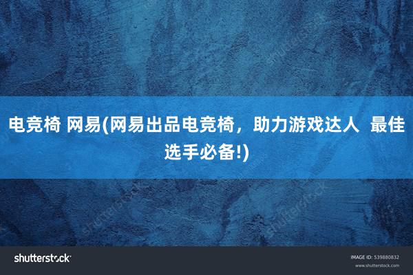 电竞椅 网易(网易出品电竞椅，助力游戏达人  最佳选手必备!)