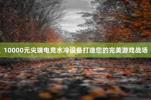 10000元尖端电竞水冷设备打造您的完美游戏战场